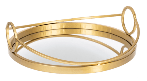 Ganz Trays Gold Mirrored Tray (2 pc. set)