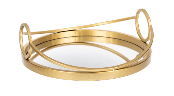 Ganz Trays Gold Mirrored Tray (2 pc. set)