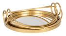 Ganz Trays Gold Mirrored Tray (2 pc. set)