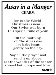 Ganz Unclassified Away in a Manger Charms