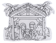 Ganz Unclassified Coloring Kit - Nativity Scene (9 pc. set)