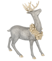 Ganz Unclassified Deer with Wreath Figurine Set