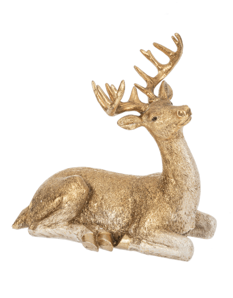 Ganz Unclassified Gold Ombre Deer Figurine Set