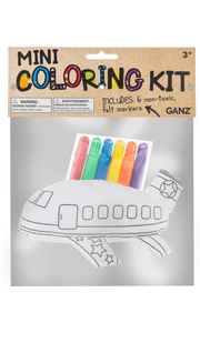 Ganz Unclassified Mini Coloring Kit - Airplane (7 pc. set)