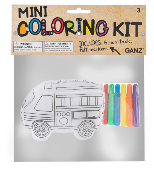 Ganz Unclassified Mini Coloring Kit - Firetruck (7 pc. set)