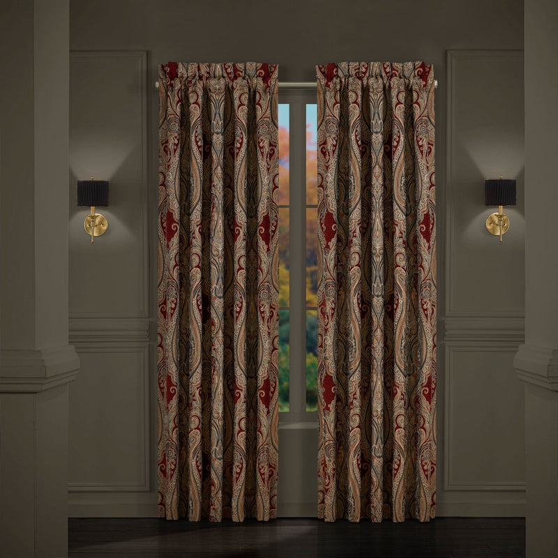 Garnet Window Panel Pair