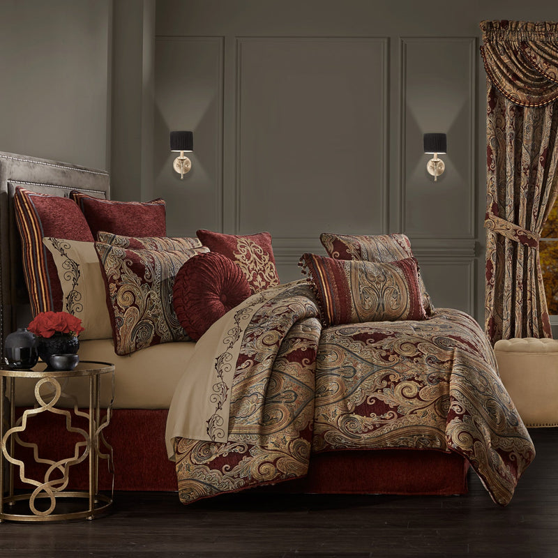 Garnet Boudoir Decorative Throw Pillow