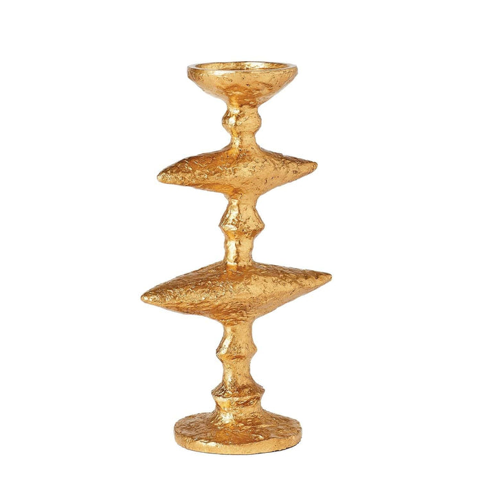 Global Views Candle Holders Zulu Candle holder Gold - Small