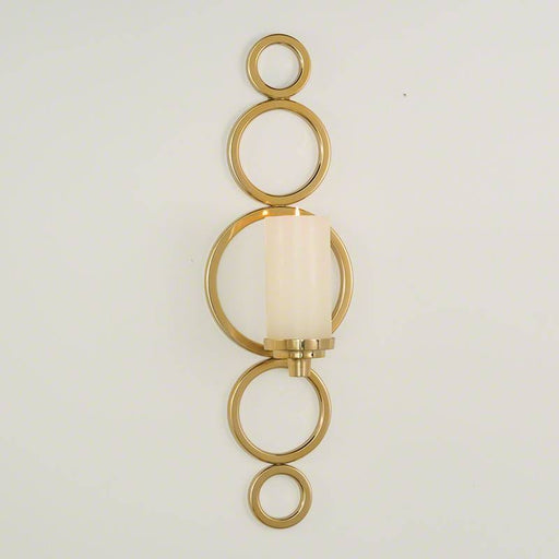 Global Views Progressive Ring Sconce - Brass