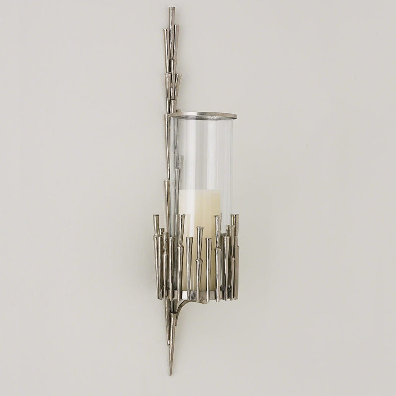 Global Views Spike Wall Sconce-Antique Nickel