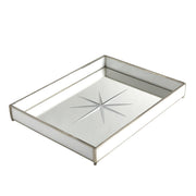 Global Views Trays Compass Rose Tray Nickel