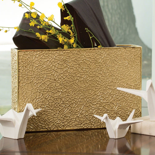 Global Views Vases Organic Lace Vace-Gold-Small