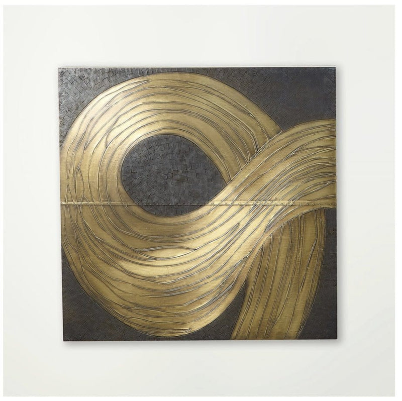 Global Views Wall Decor Currents Wall Panel-Brass/Bronze-C