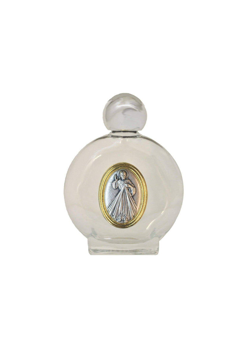Goldscheider of Vienna Divine Mercy Holy Water Bottle 3.25"