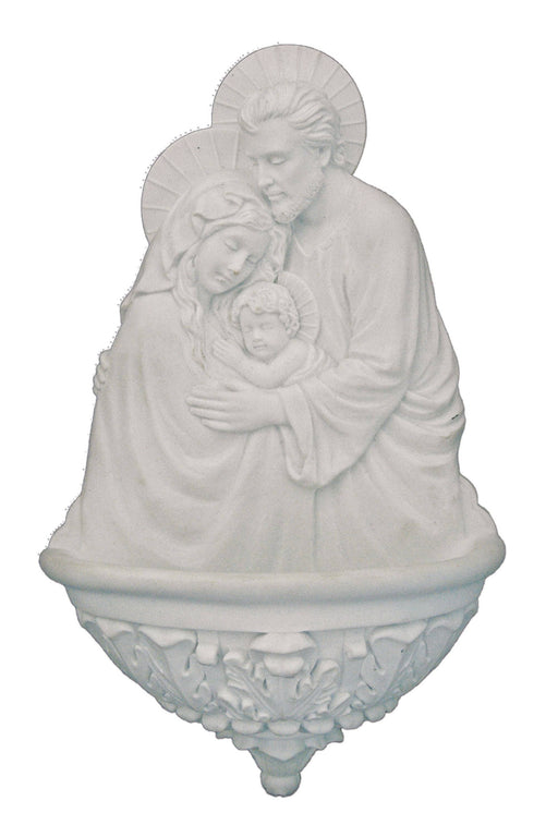 Goldscheider of Vienna Holy Family Font in White 9"