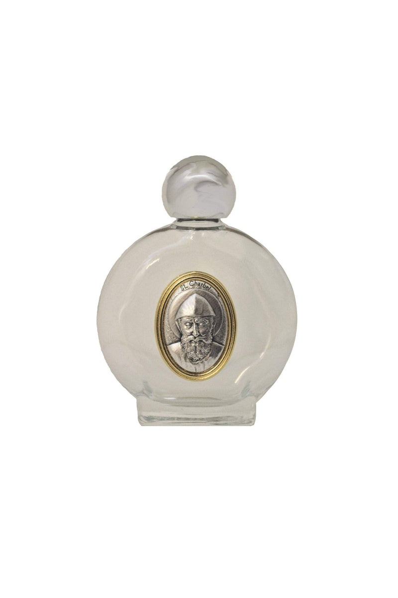 Goldscheider of Vienna St. Charbel Holy Water Bottle 3.25"