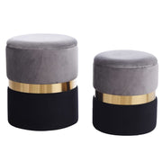 Harp & Finial DARYAN OTTOMAN- SET OF 2