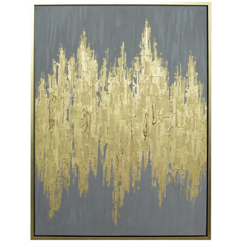 Harp & Finial QUEENS FRAMED CANVAS ART