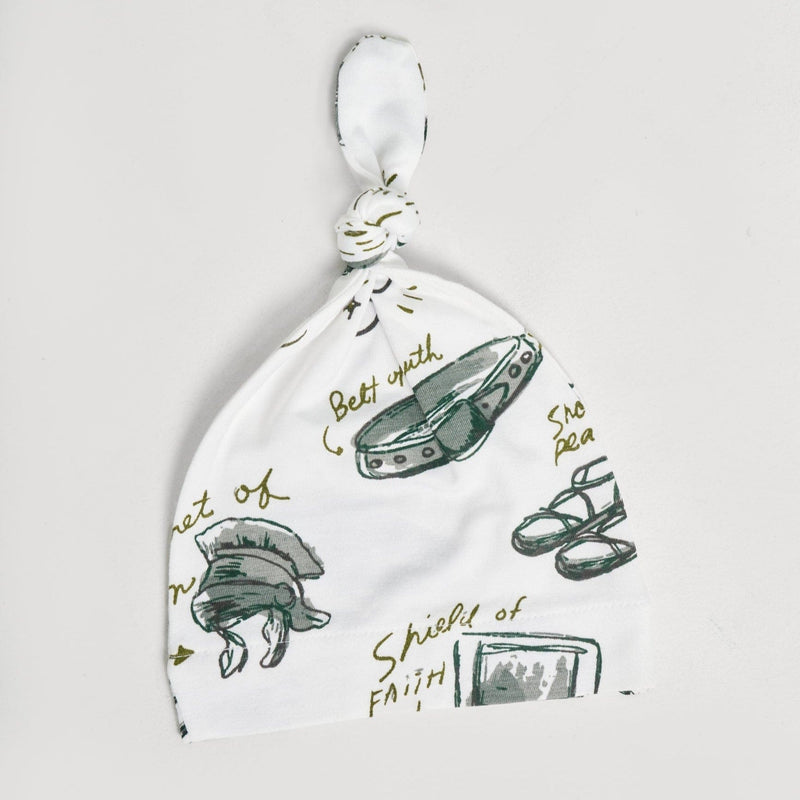 Holy Pals Accessories Armor of God White Knotted Hat Bamboo