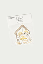 Holy Pals Accessories Away in a Manger Christmas Stickers 4 Pack