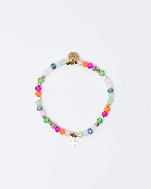 Holy Pals Accessories Gold Cross Charm Fun Bracelet