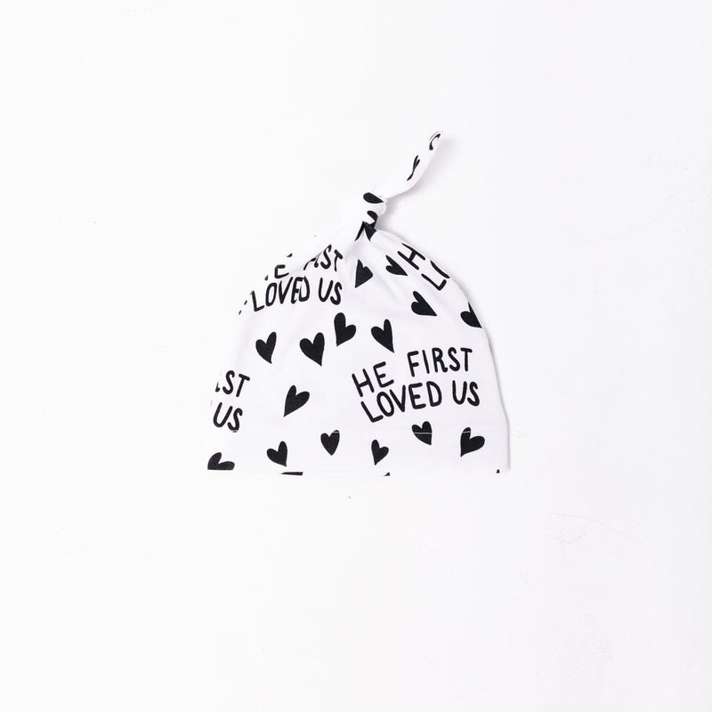 Holy Pals Accessories He First Loved Us Knotted Hat Cotton