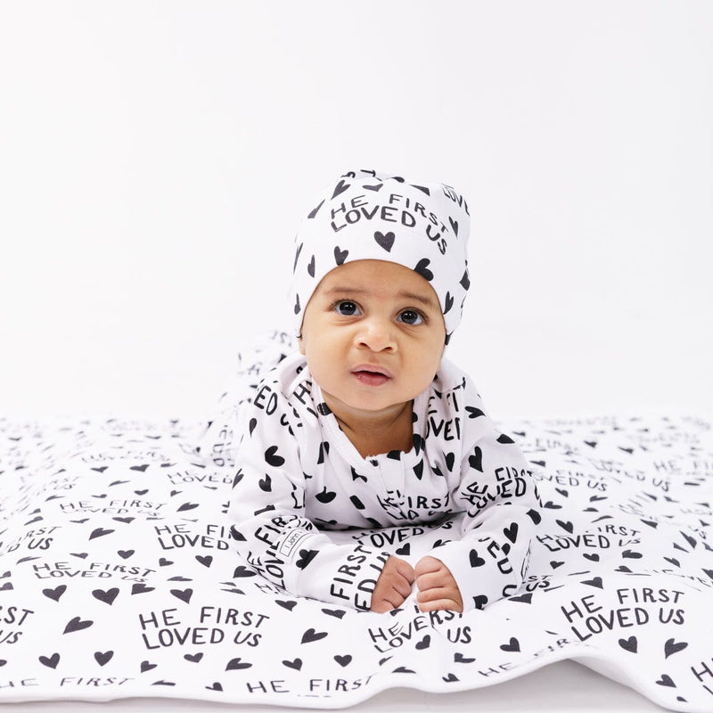 Holy Pals Accessories He First Loved Us Knotted Hat Cotton