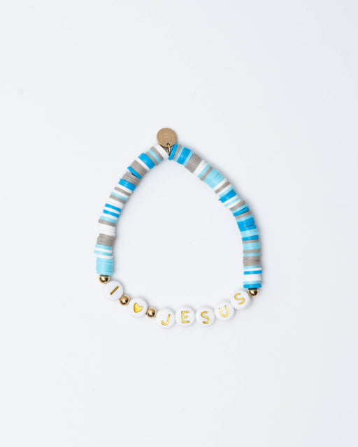 Holy Pals Accessories I LOVE JESUS Letter Bracelet