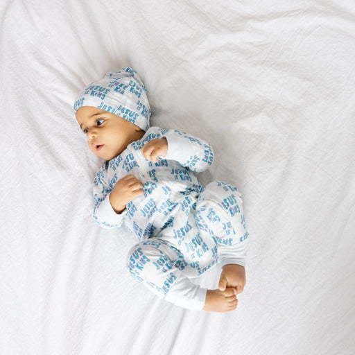 Holy Pals Accessories Jesus Is King Blue Hat Bamboo