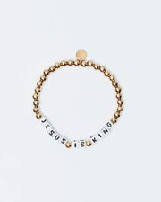 Holy Pals Accessories JESUS IS KING Letter Bracelet