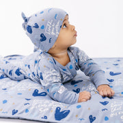 Holy Pals Accessories John 3:16 Blue Knotted Hat Bamboo