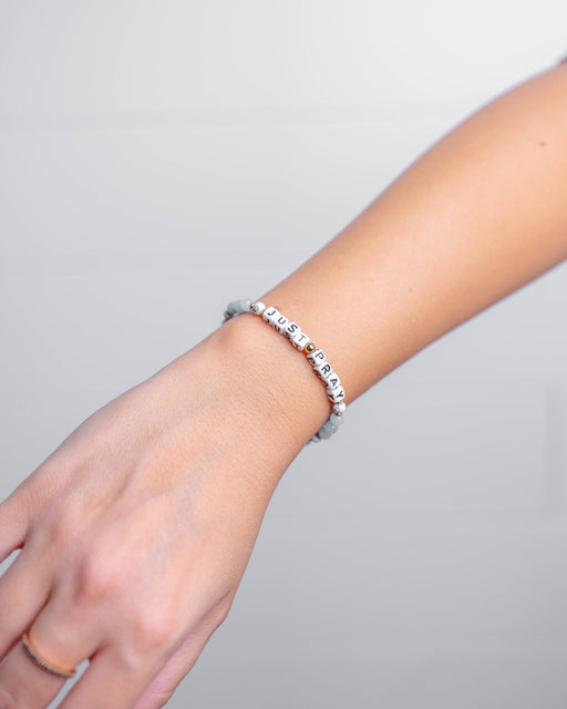 Holy Pals Accessories JUST PRAY Letter Bracelet