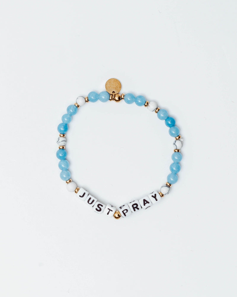 Holy Pals Accessories JUST PRAY Letter Bracelet