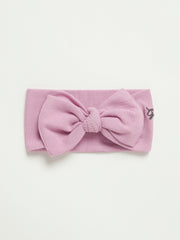Holy Pals Accessories Solid Mauve Headband Ribbed Cotton-Bamboo Blend
