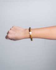 Holy Pals Accessories Tiger Large Stone Cross Bracelet