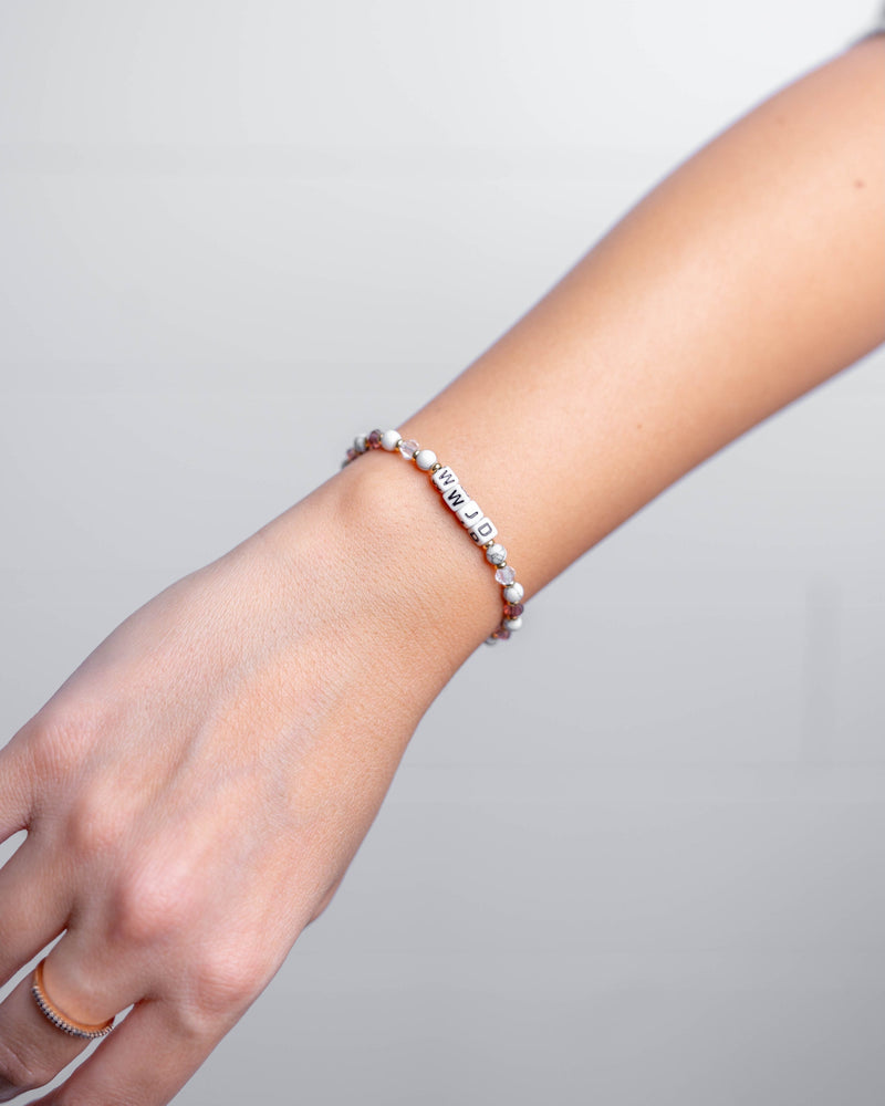 Holy Pals Accessories WWJD Letter Bracelet