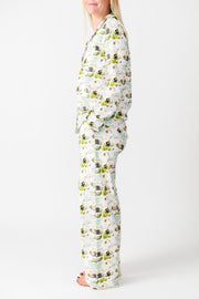Holy Pals Adult Women's Pajamas He Is Risen Women's PJ Notch Collar Set Cotton