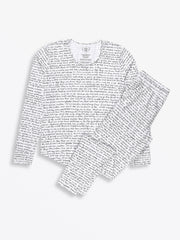 Holy Pals Adult Women's Pajamas Love One Another Womens PJ Jogger Set Cotton