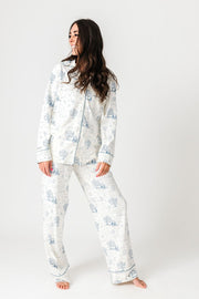 Holy Pals Adult Women's Pajamas The Empty Tomb Womens PJ Notch Collar Set Cotton
