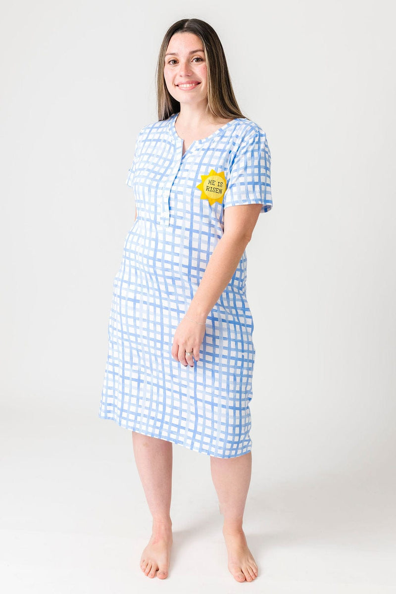 Holy Pals Adult Women's Pajamas The Risen Son Womens PJ Nightgown Bamboo