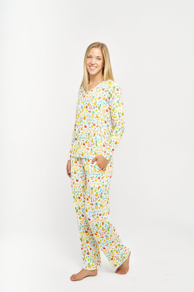 Holy Pals Adult Women's PJs Fruit of the Spirit Women's PJ Set Bamboo