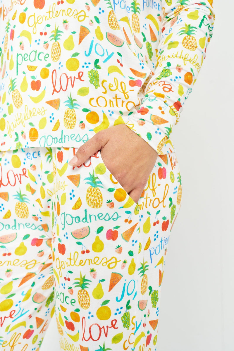 Holy Pals Adult Women's PJs Fruit of the Spirit Women's PJ Set Bamboo