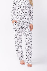 Holy Pals Adult Women's PJs He First Loved Us Women's PJ Set Cotton