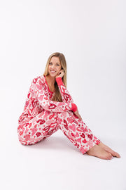 Holy Pals Adult Women's PJs John 3:16 Pink Women's PJ Set Bamboo