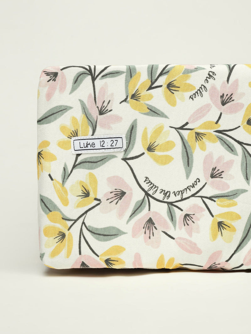 Holy Pals Bedsheet Consider the Lilies Bedsheet Cotton