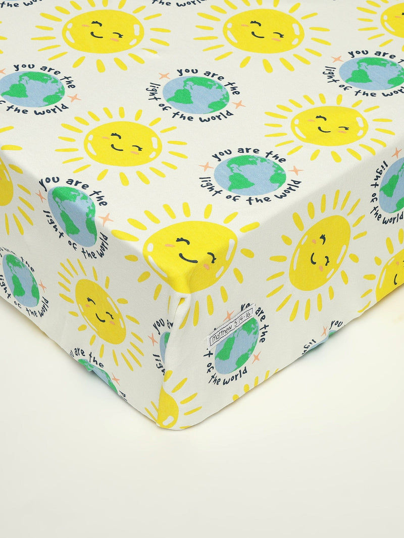 Holy Pals Bedsheet Light of the World Bedsheet Cotton