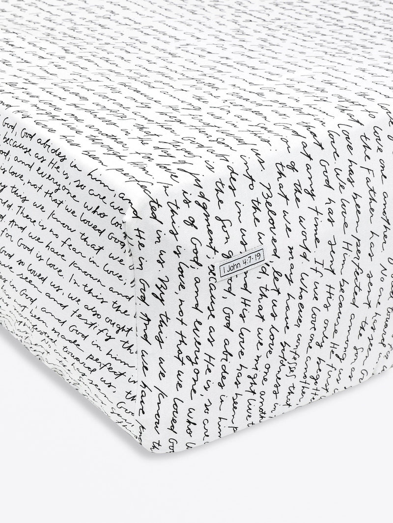 Holy Pals Bedsheet Love One Another Bedsheet Cotton
