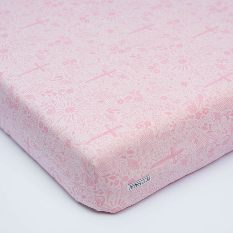 Holy Pals Bedsheet Salvation Garden Pink Bedsheet Bamboo