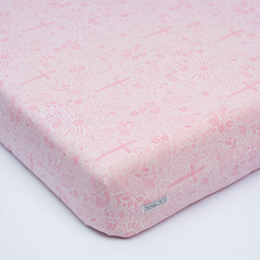 Holy Pals Bedsheet Salvation Garden Pink Bedsheet Bamboo