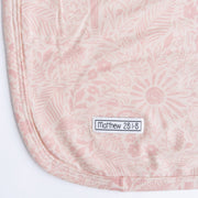 Holy Pals Blanket Salvation Garden Pink Swaddle Bamboo